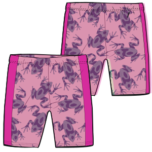 Patron ropa, Fashion sewing pattern, molde confeccion, patronesymoldes.com Swim bermudas 7237 GIRLS Trousers